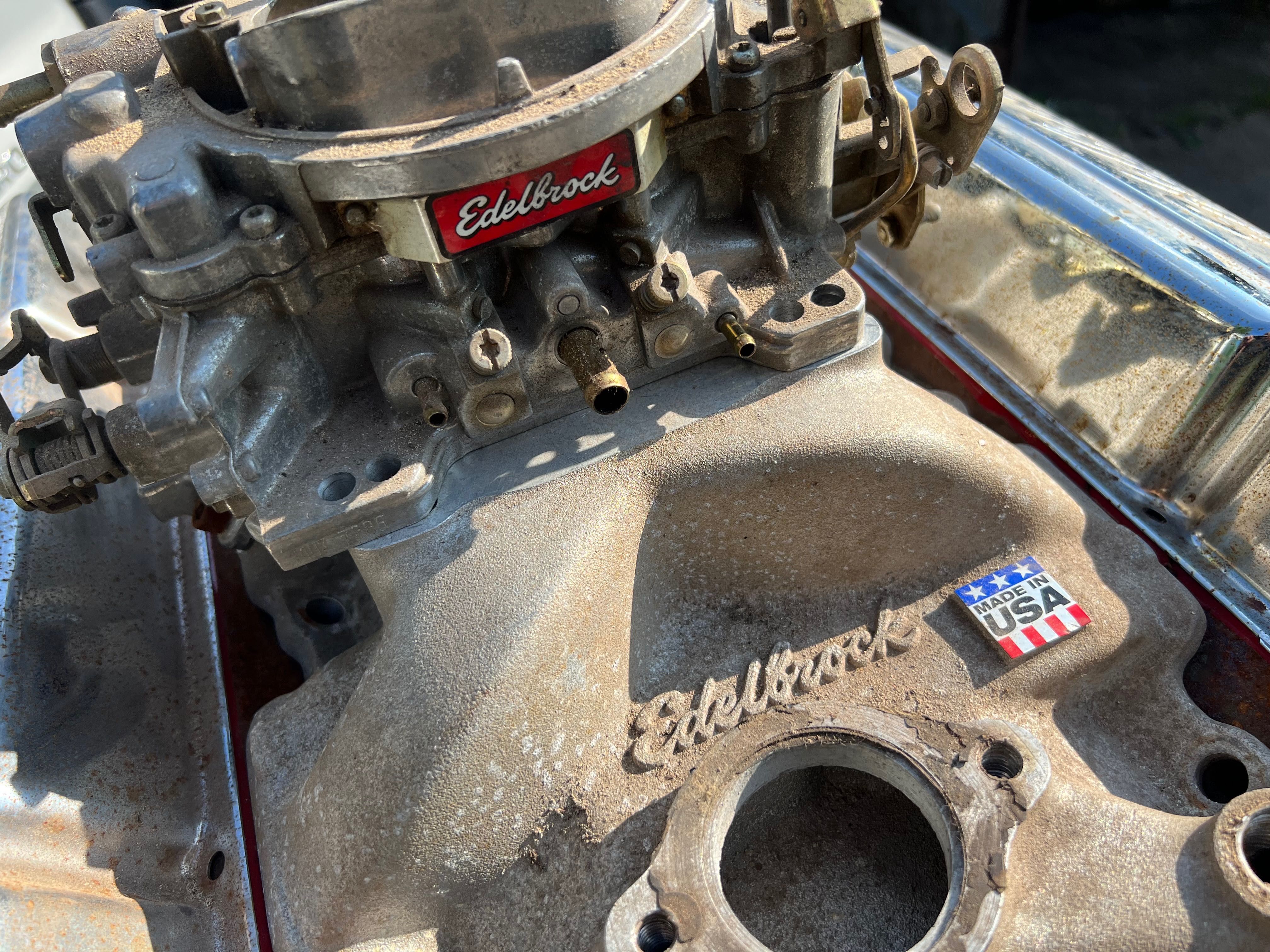 Silnik 5.7 V8 GM 10066&036 Chevy Corvette gaźnik kolektory