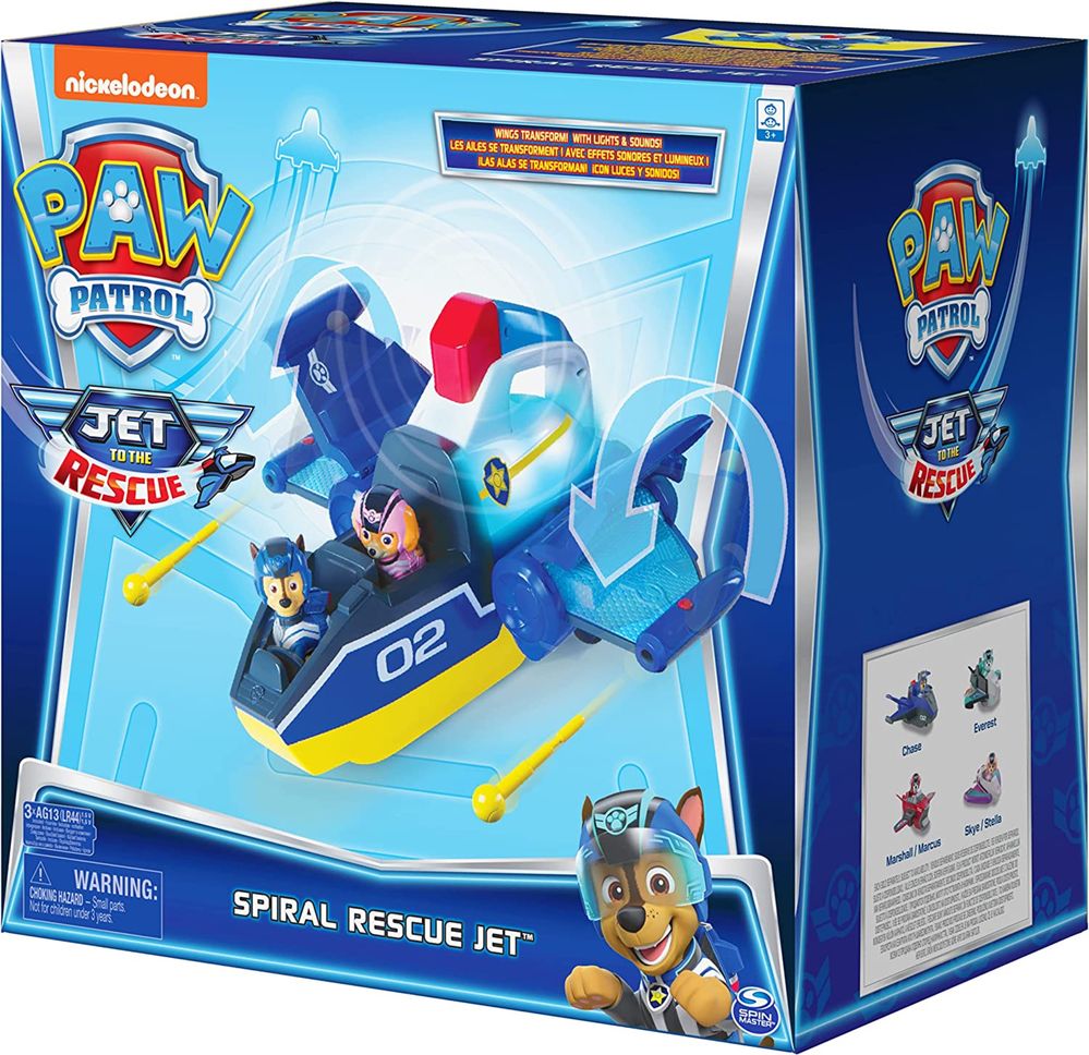 Чейз та реактивний літак Paw Patrol Jet to The Rescue Deluxe Transform