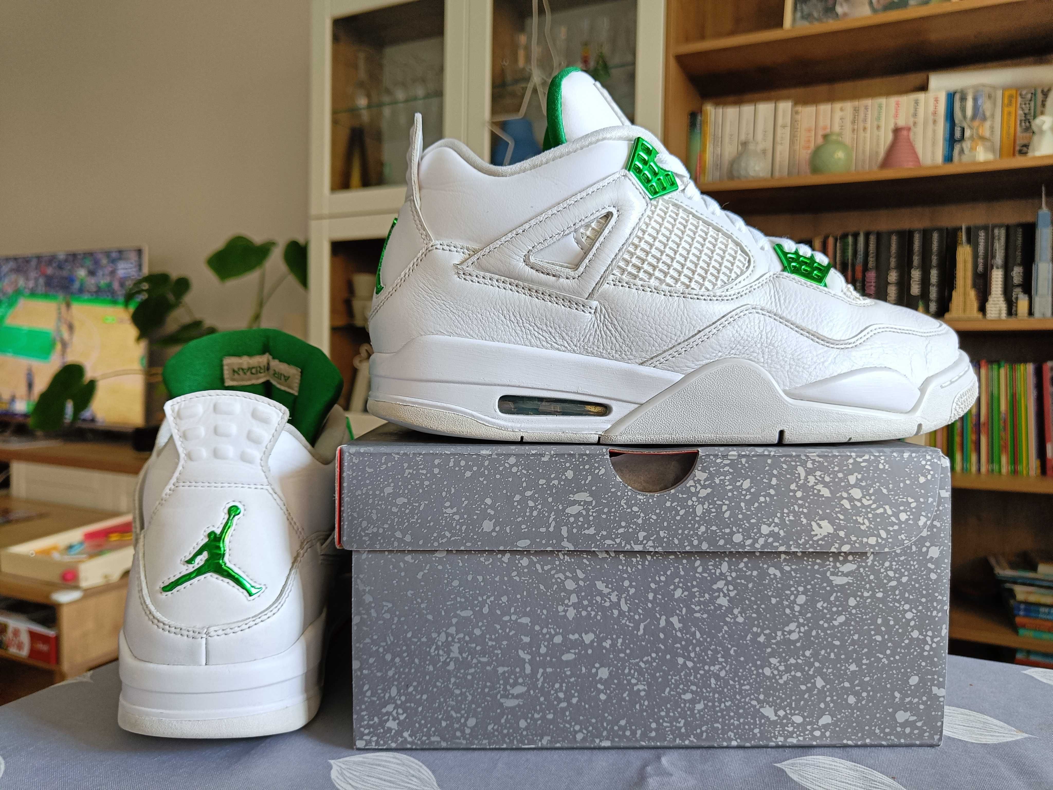 Buty Nike Air Jordan 4 Retro 'Metallic Green' 45,5EUR