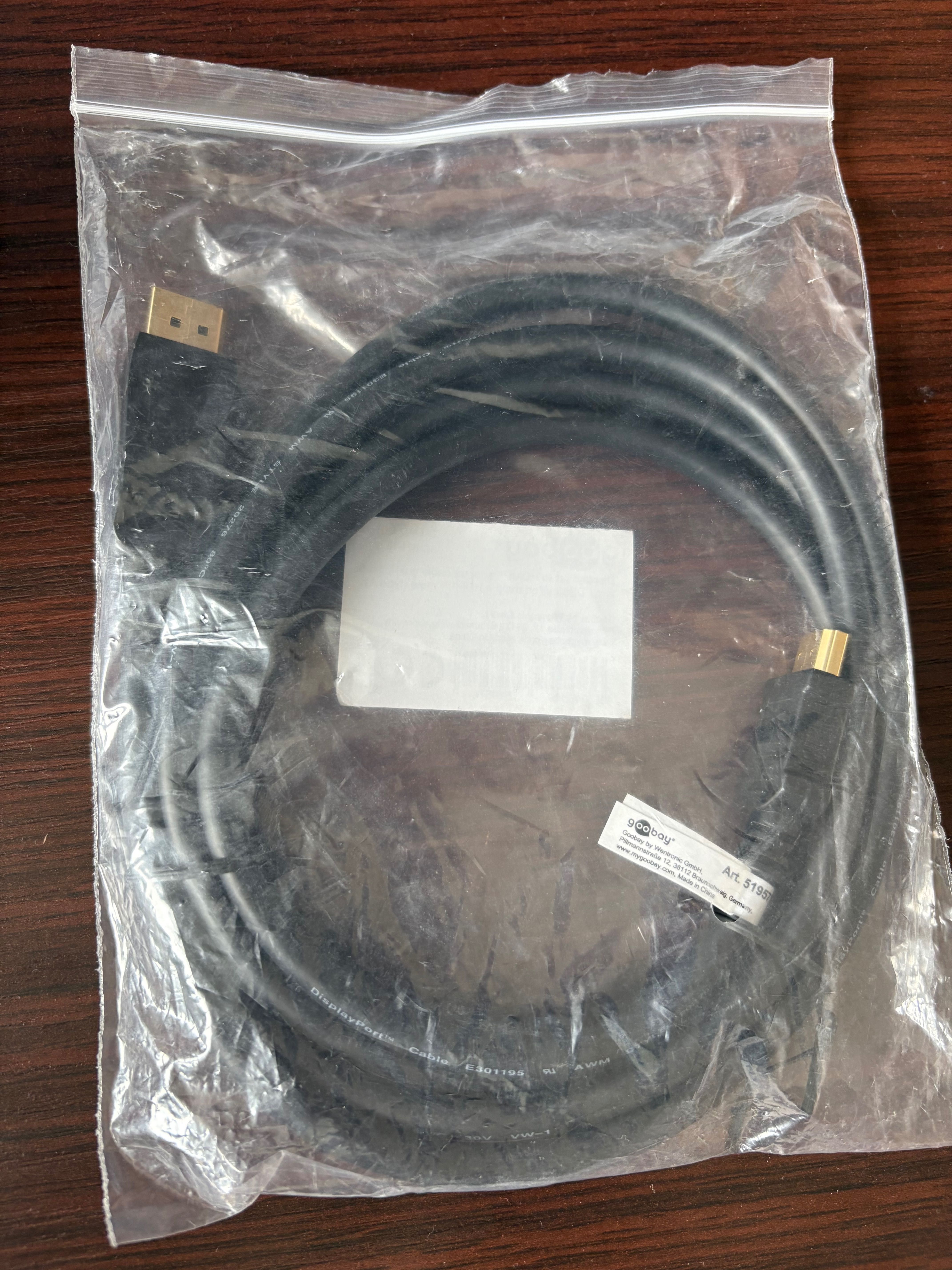 Kabel DisplayPort to HDMI 2m