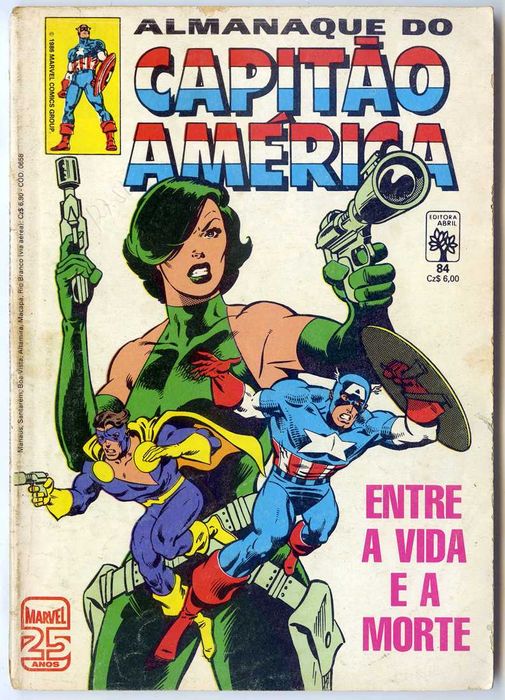 Banda Desenhada Antiga - Capitão América - 1986