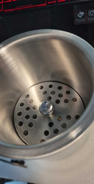 Pojemnik termiczny na lód kostki lodu wiaderko barowe barmańskie stalo