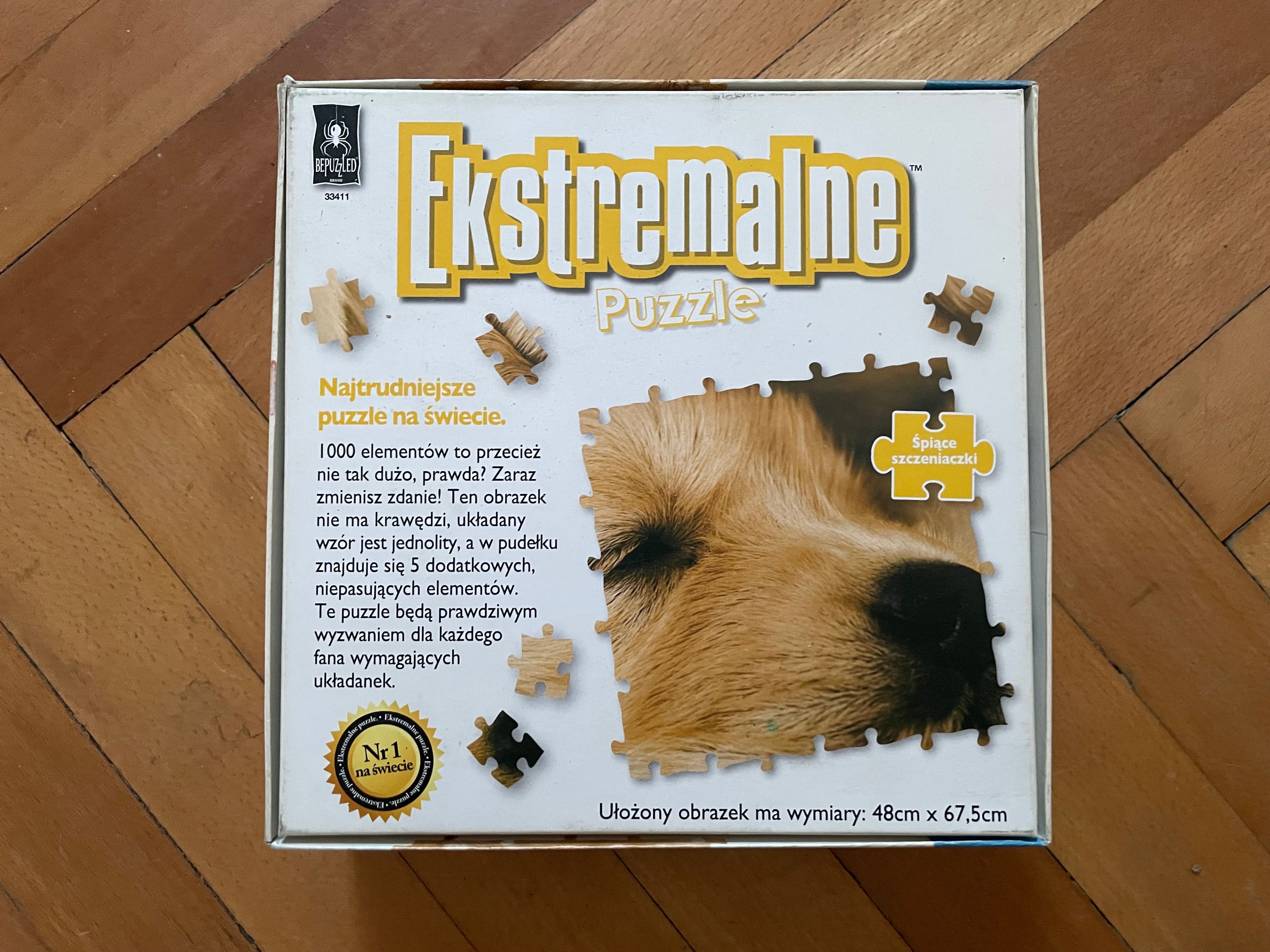 Puzzle ekstremalne 1000 kawałków bepuzzled pies