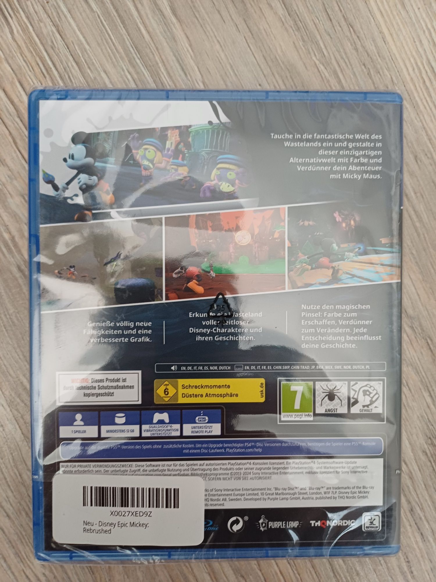 Disney Epic Mickey Rebrushed ps4