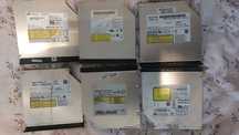 Zestaw nagrywarek CD DVD laptop 6szt.