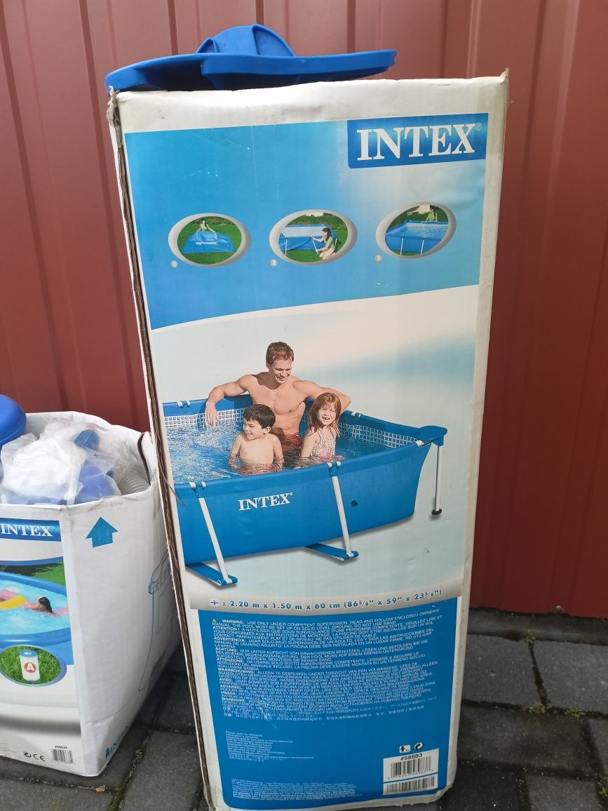Basen Intex + pompa, zestaw gotowy do użytku