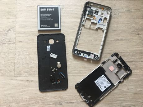 Samsung J500 аккумулятор, болтики, задняя крышка, рамка, камеры.