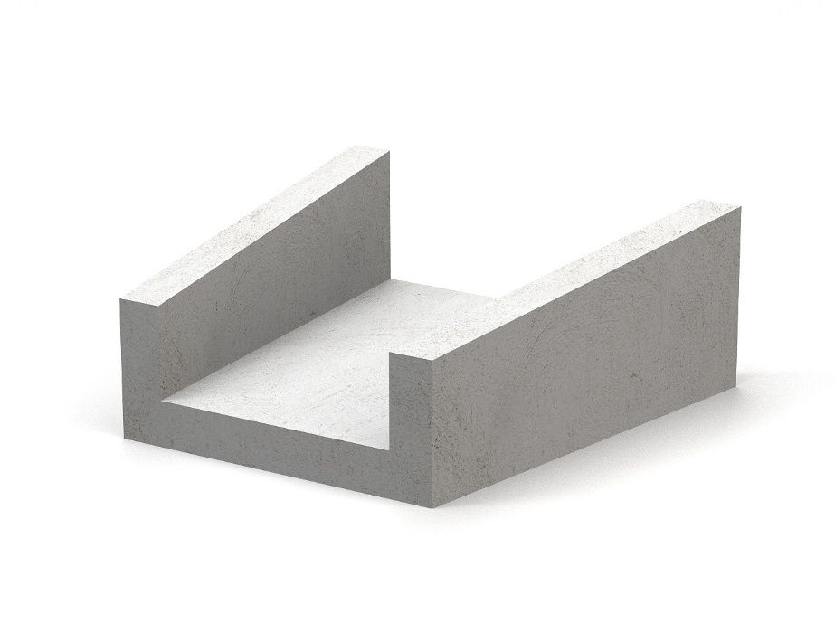 Korytko skarpowe trapezowe / 38x50x50 / KPED 01.25