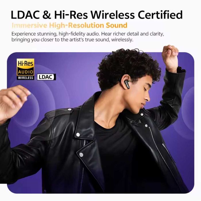 Навушники QCY MeloBuds N70 Hi-Res LDAC PureSilenz ANC MEMS BT6.0