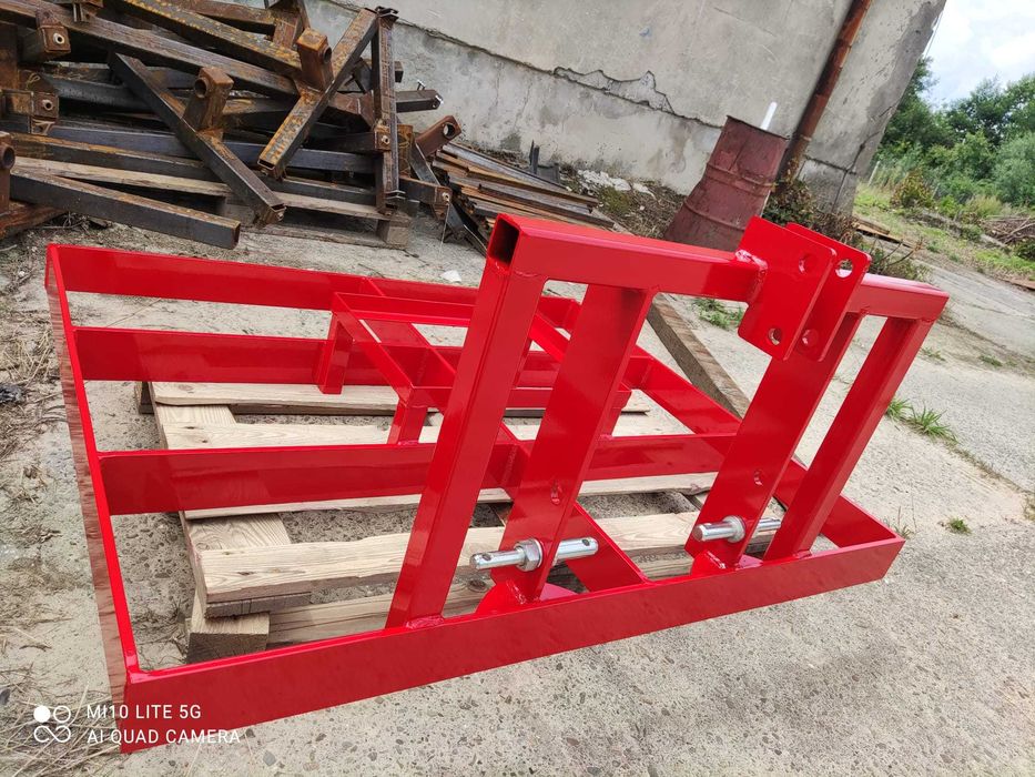 Niwelator terenu równiarka do gleby ziemi gruby płaskownik szer 120cm