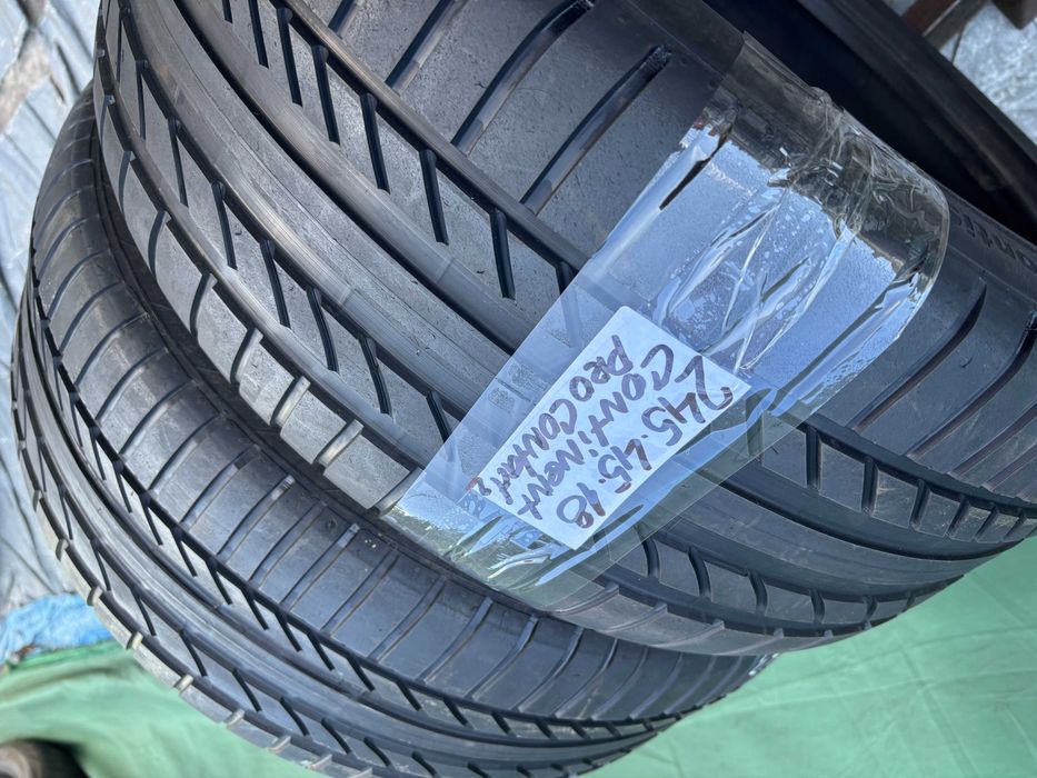 245-45-R18 CONTINENTAL SPORT-5 пара летней резины GERMANY 2022