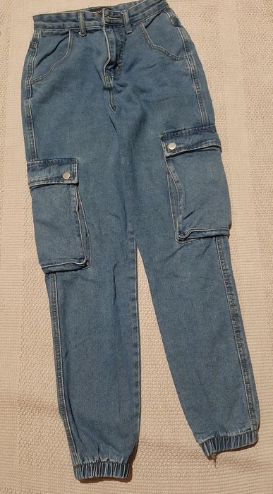 Spodnie bojówki cargo Pretty Little Thing roz. 158 (XXS)