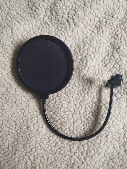 Popfiltr pop filtr do mikrofonu osłona studio nagrań podcast streaming
