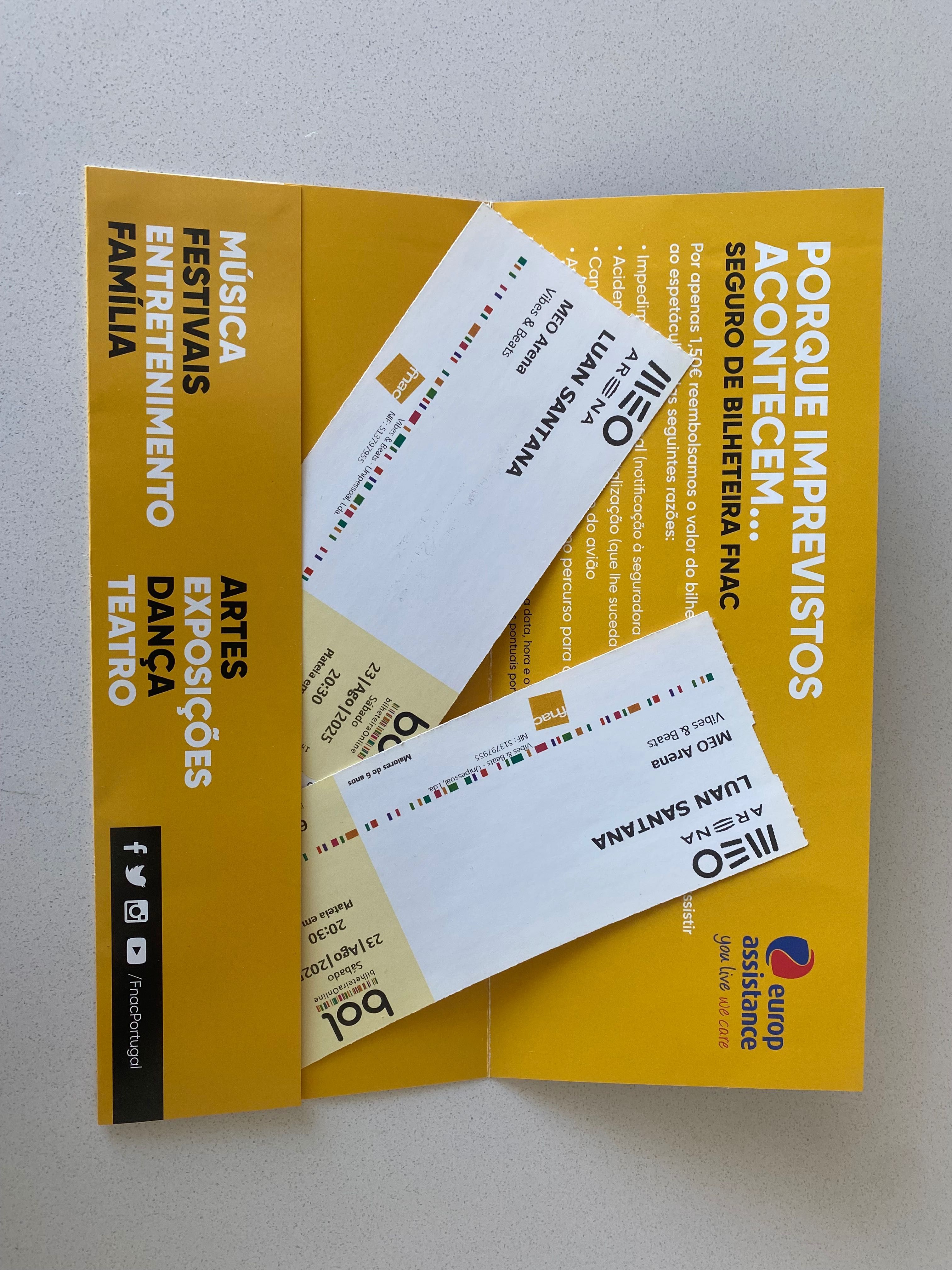 2 Bilhetes Leo Santana 23/08