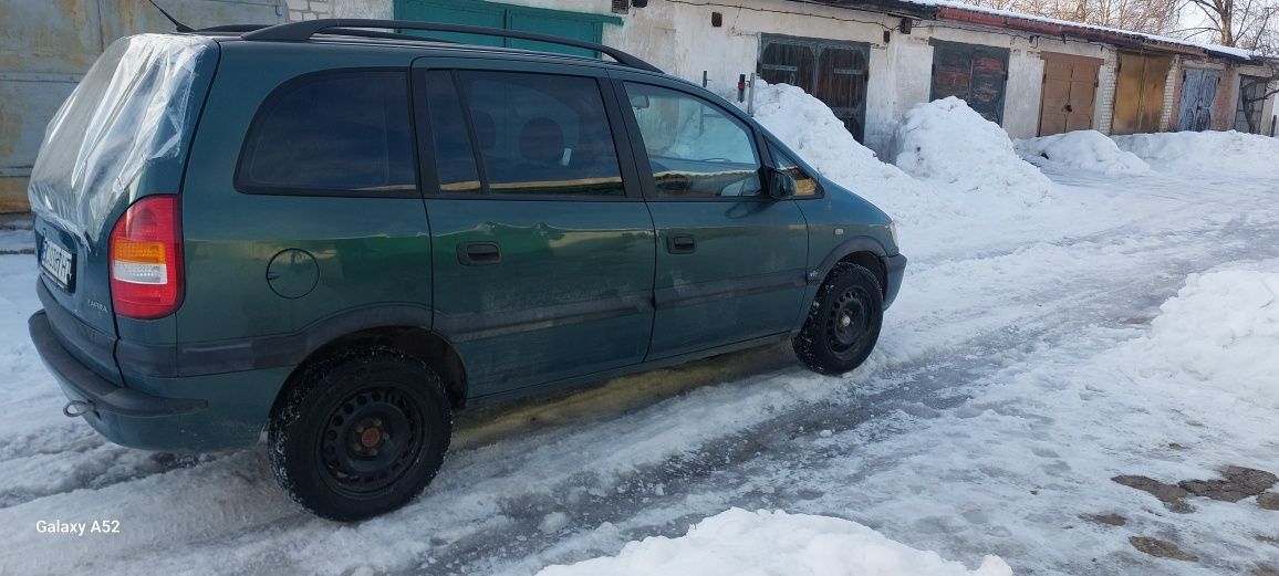 Opel zafira a,  2.0 дизель, 2000год.