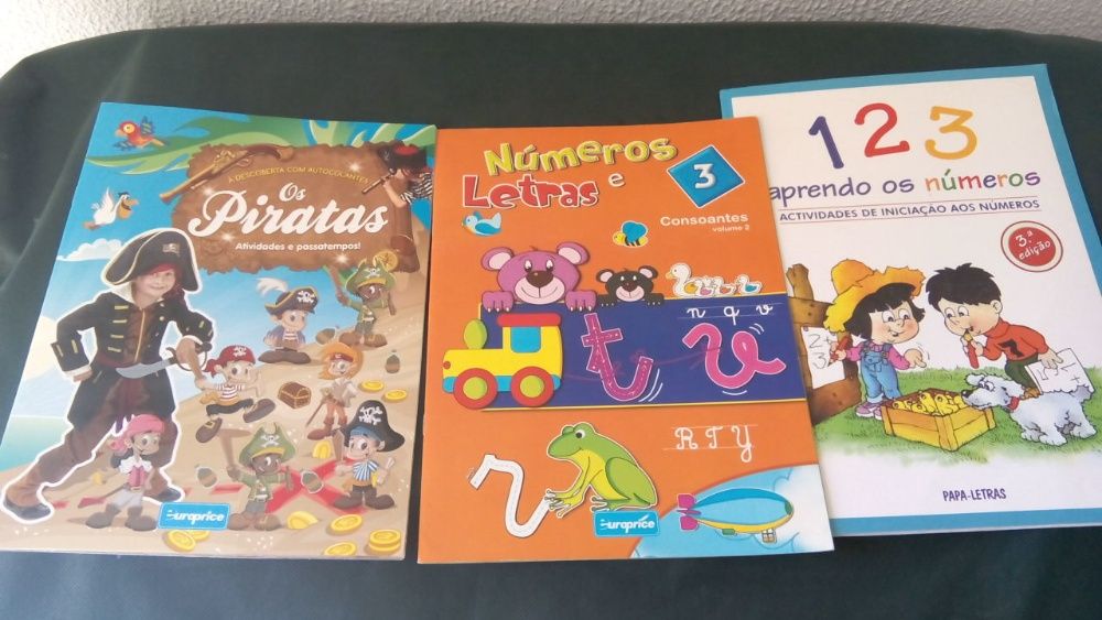 Lote 3 Livros de actividades usados