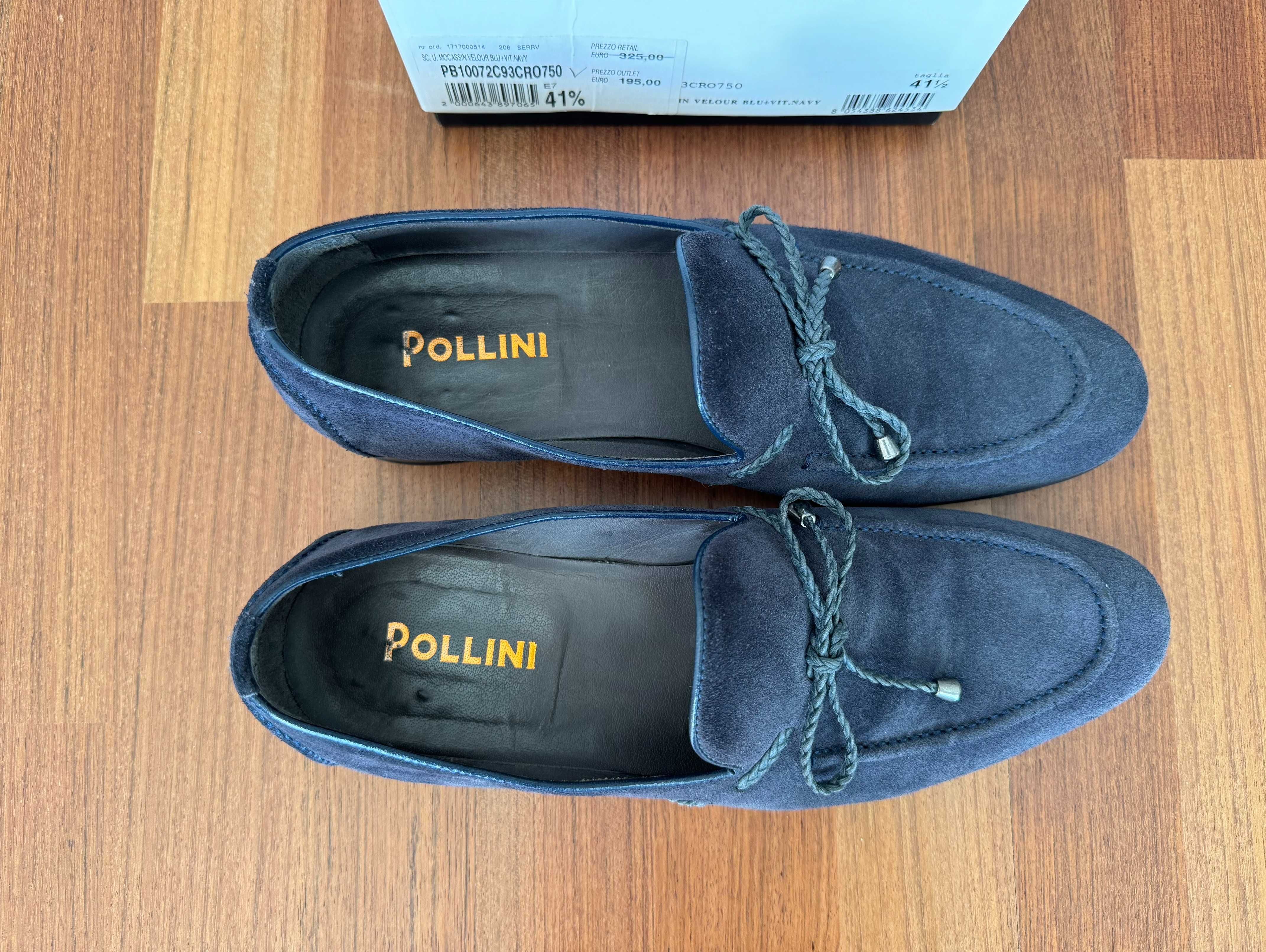 Pollini shoes loafers 41.5 EU
