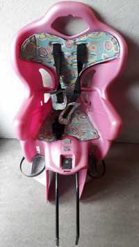 Fotelik rowerowy b-one w kolorze różowym