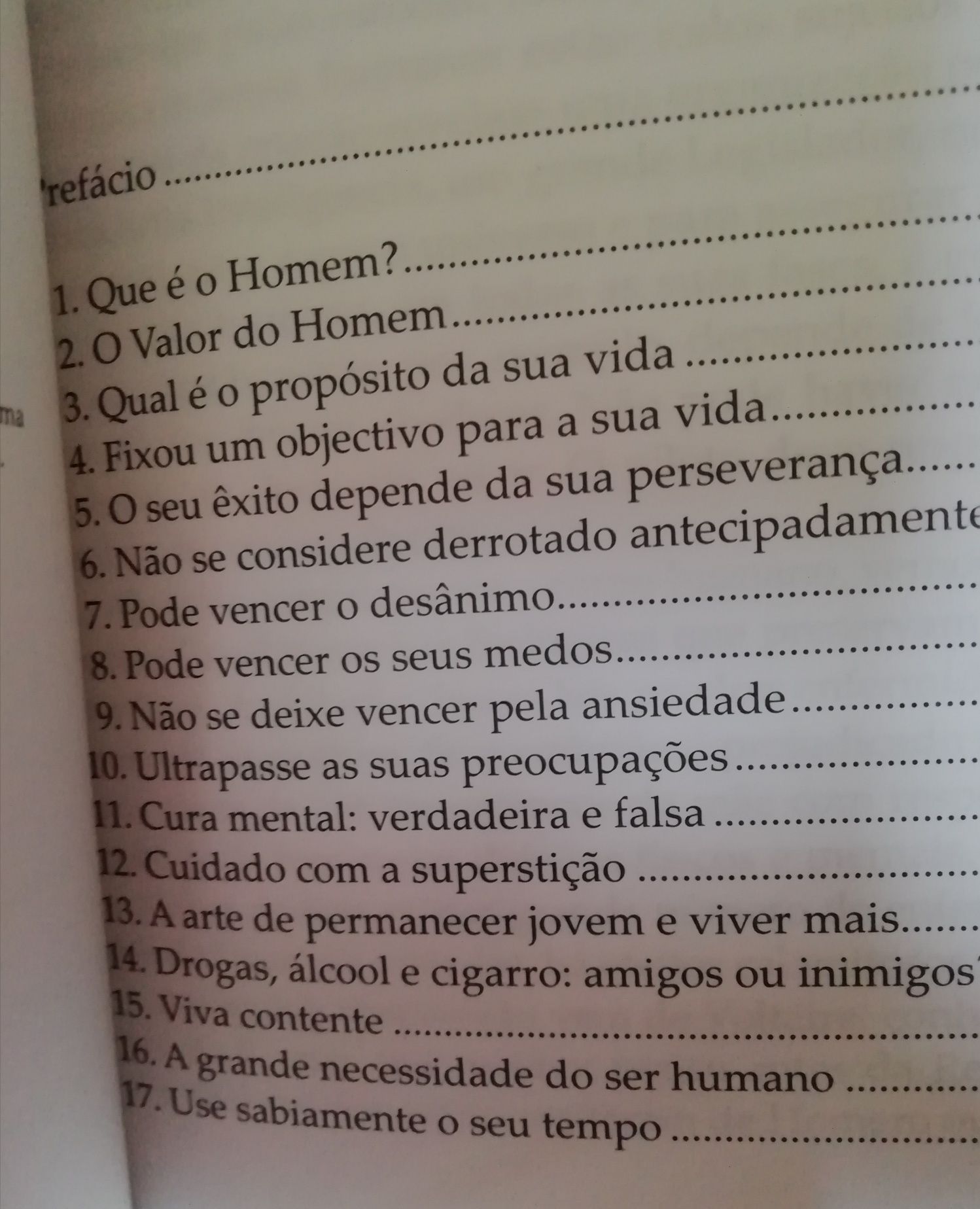 Livro "Valorize mais a sua vida"