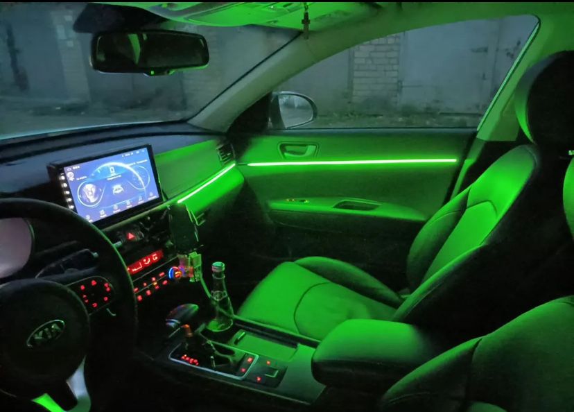 Установка Ambient light контурная подсветка салона