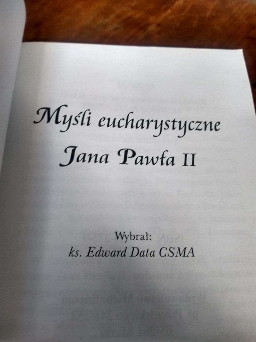 Myśli eucharystyczne Jana Pawła II