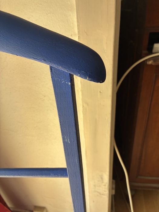 Cabide Antigo Criado Mudo Azul