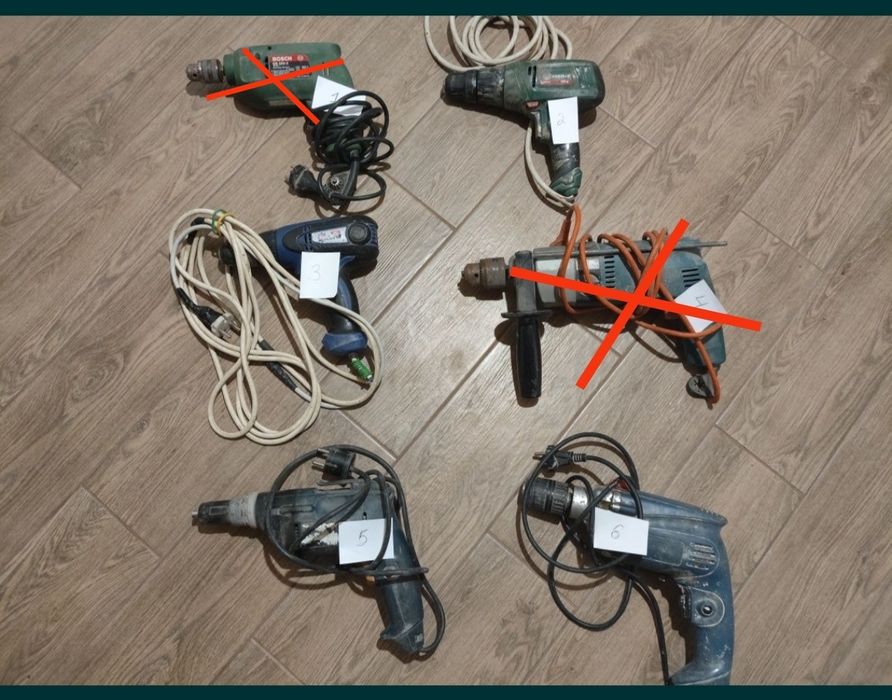 Дрель, шуруповерт, дрель ударная. Bosh sb350