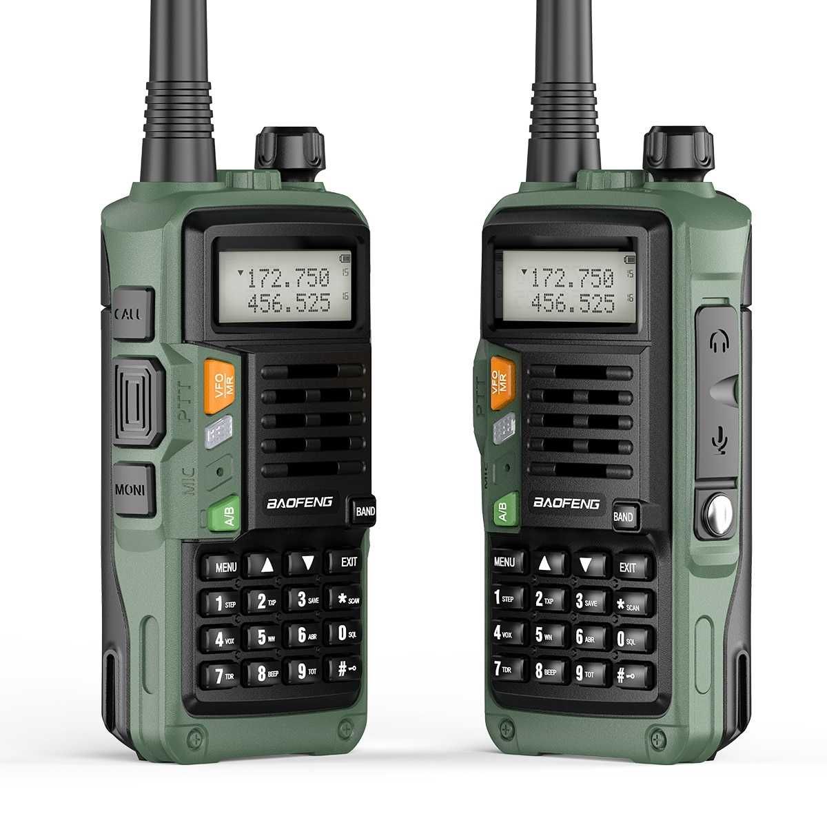 Walkie Talkie nadajnik-odbiornik z UHF VHF daleki zasięg 10 WAT