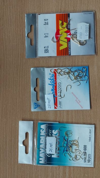 Haczyki wędkarskie rozmiary od 4 do 14 - 350 sztuk