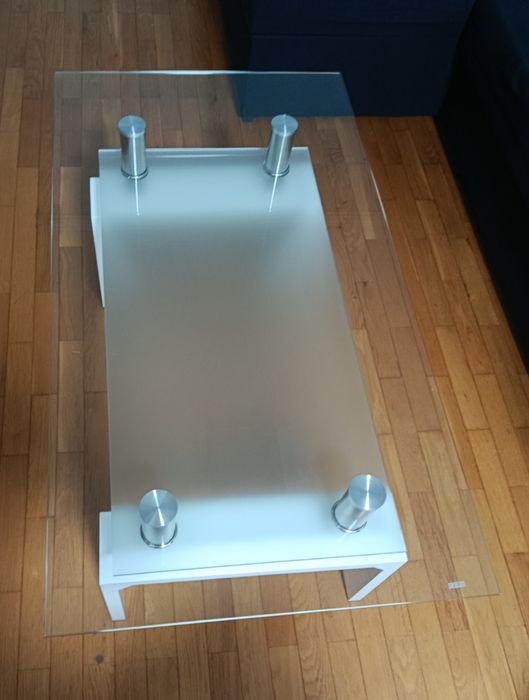 Mesa de vidro - Sala de estar