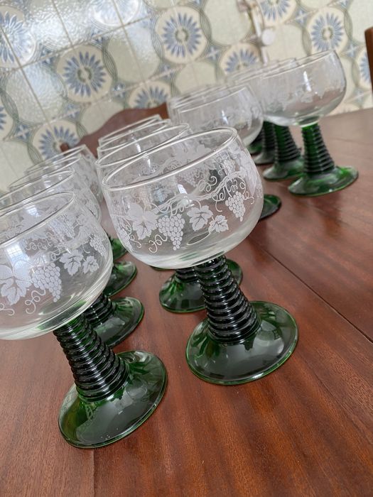 Lote de 16 copos vintage