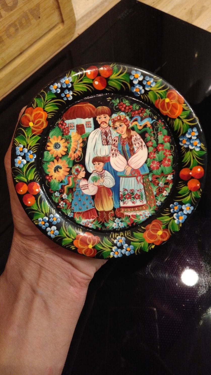 Картина маслом "Українська сім'я"