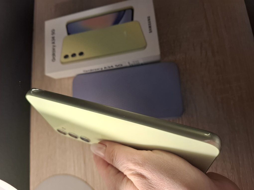 Samsung Galaxy a34 limonkowy 6/128