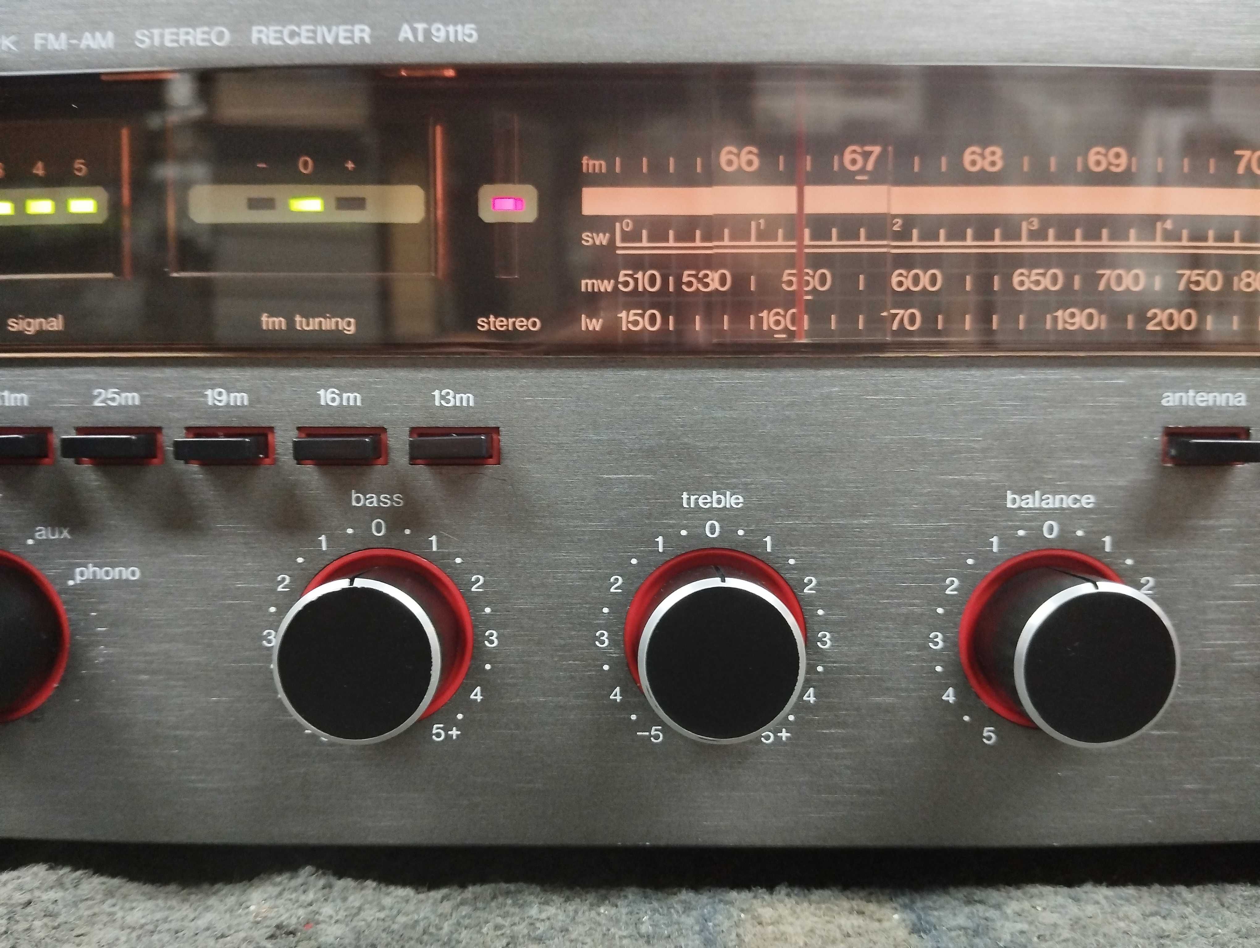 Amplituner radio Stereo Unitra ZRK AT 9115 Unikat Odnowiony