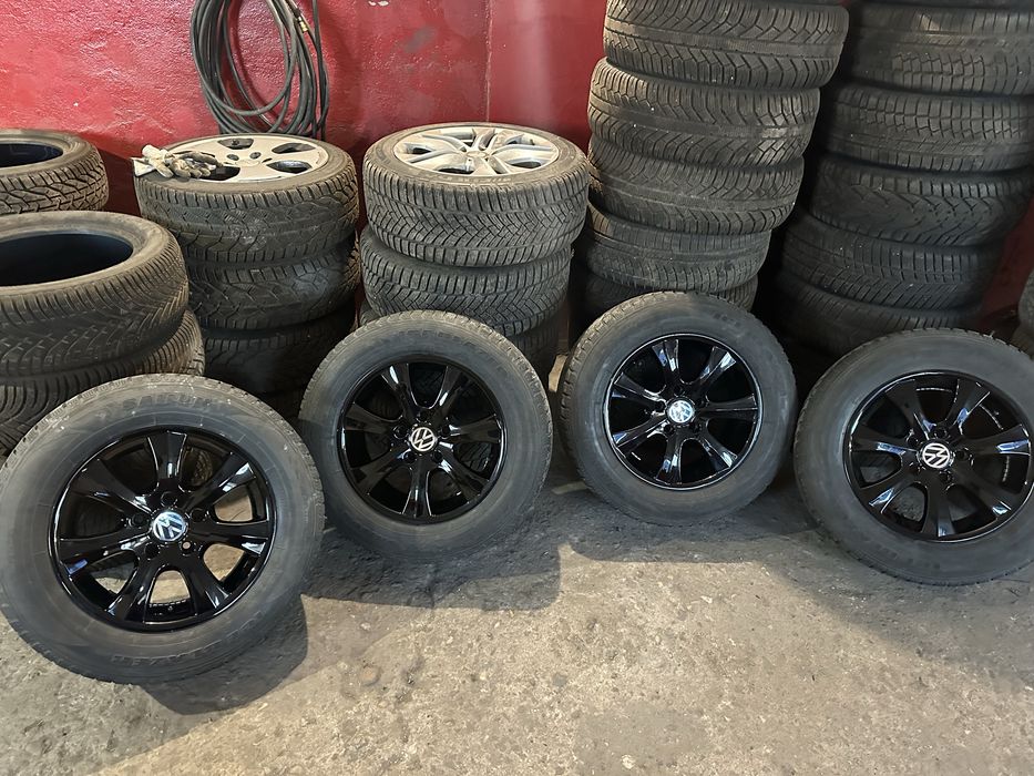 Alufelgi 215/65r16c 5x120 65.1 vw t5 t6 opony zimiwe