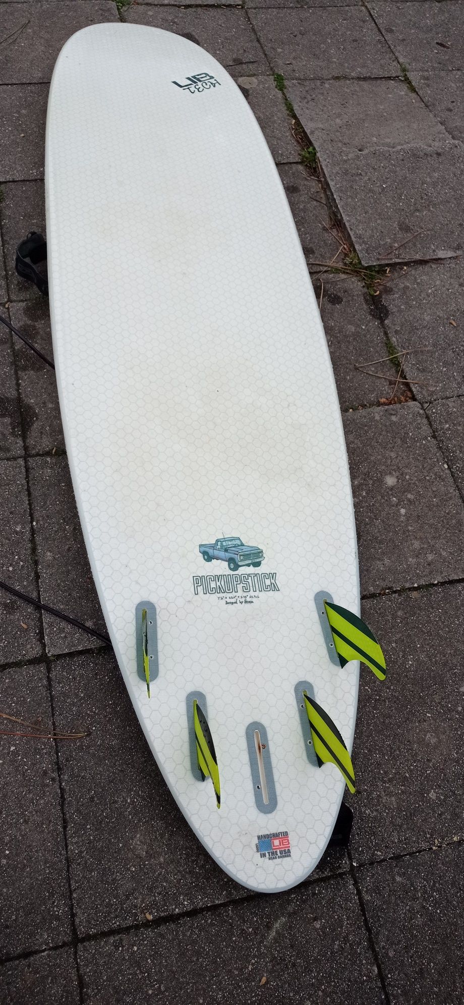 Prancha surf midleght longboard Libtech 7'6 Pickup stick