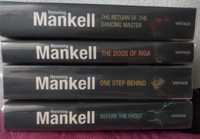 Henning Mankell - x4 książki po angielsku Dogs of Riga, One step behin