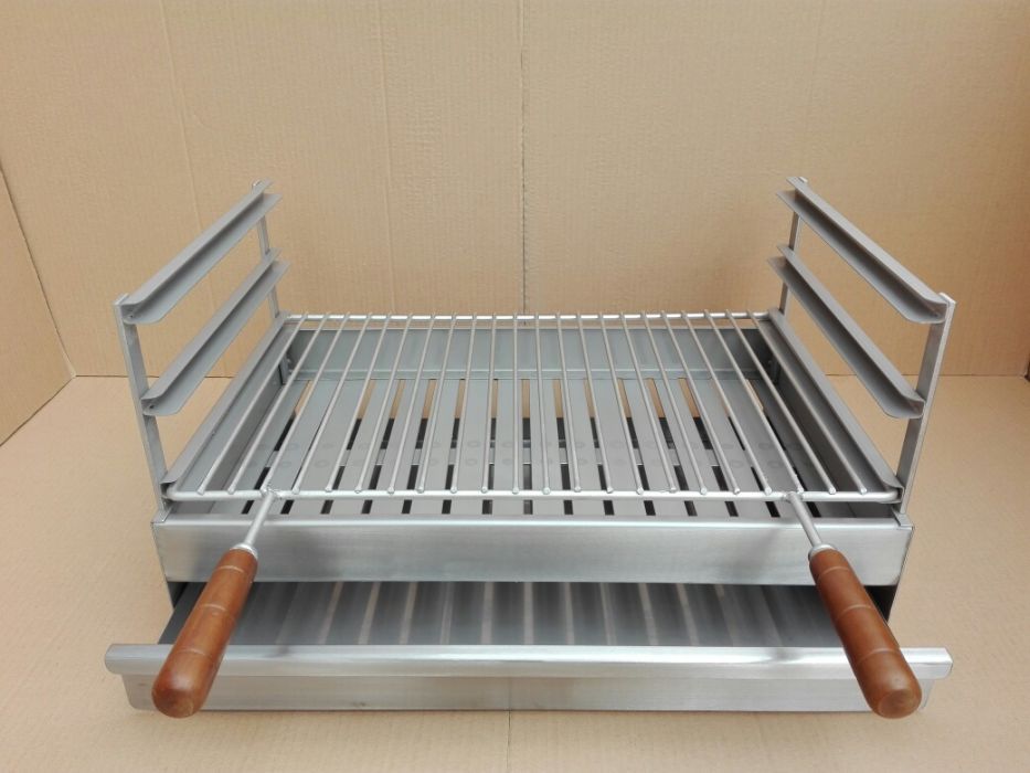 Grelhador reforçado 60x40 de inox