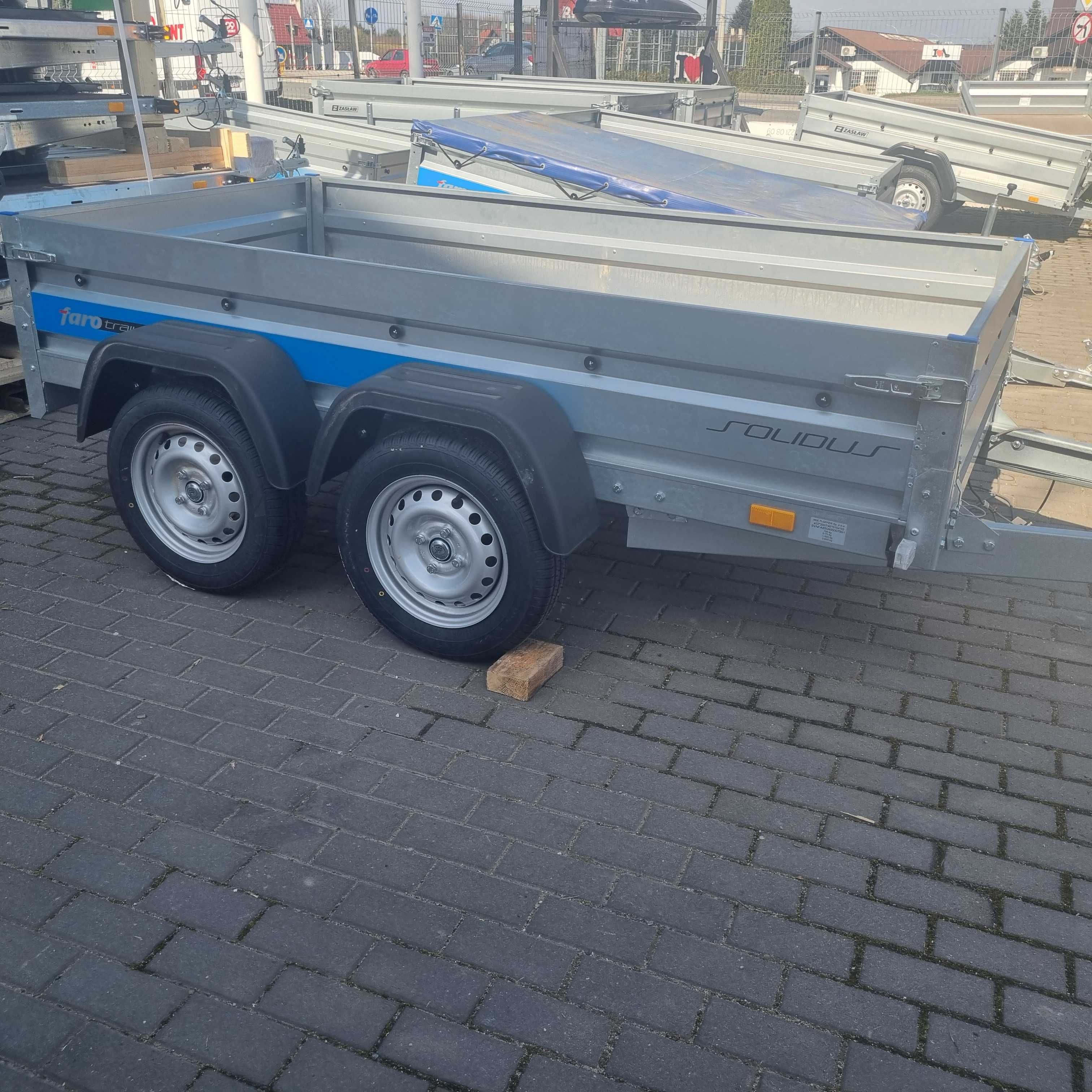 Przyczepa samochodowa FARO TRAILERS SOLIDUS 2oś 236x125 H350