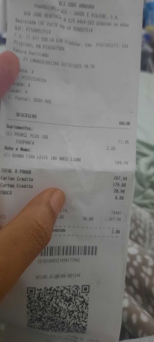 Bomba de amamentação