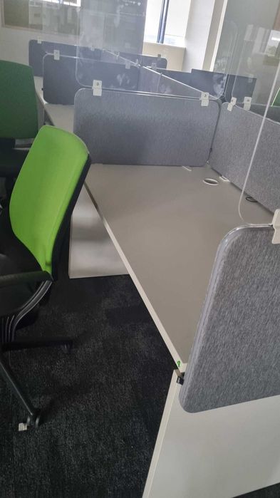 Biurko białe 140x80 cm biurka białe stoły biurowe do biur szkół domu