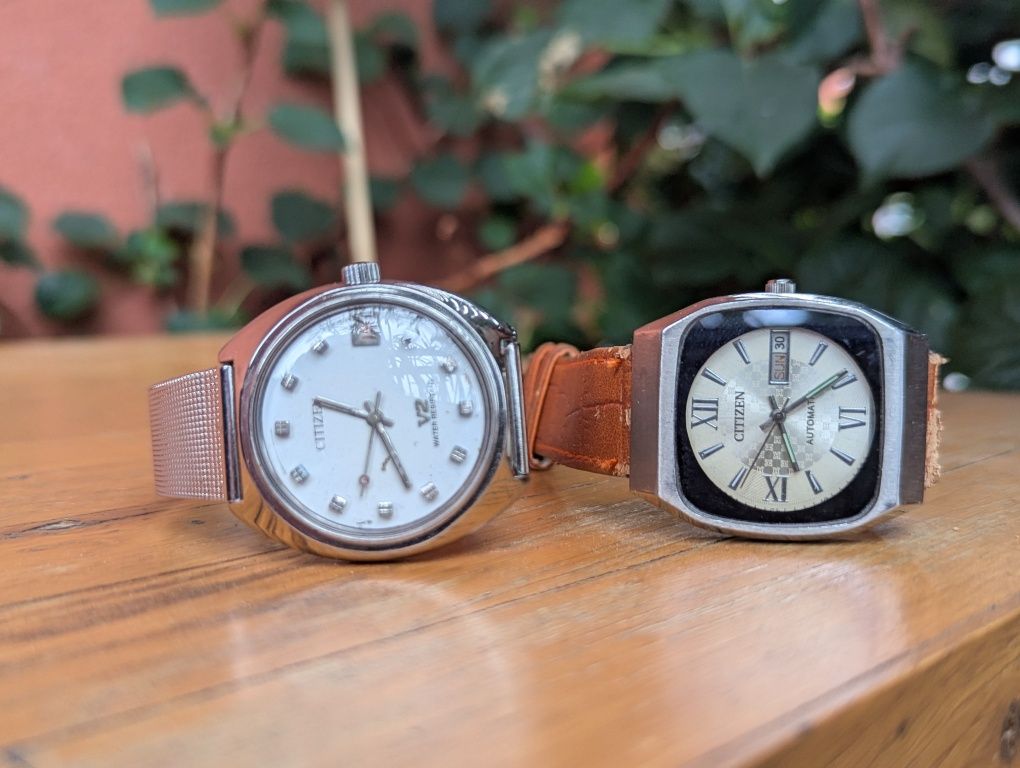 Zegarki Citizen Eagle 7 VINTAGE automatyczne, uszkodzone pasek.