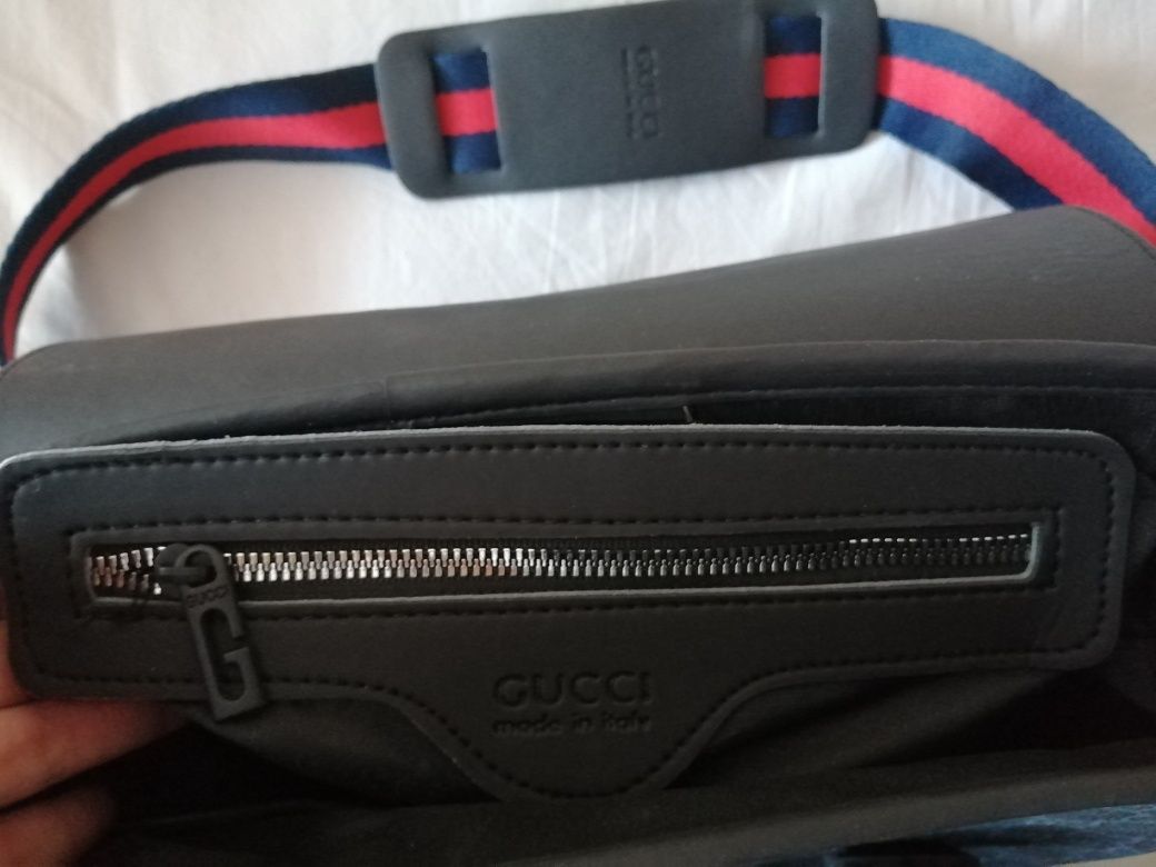 NOWA męska torba Gucci torebka na ramię GG listonoszka elegancka biura