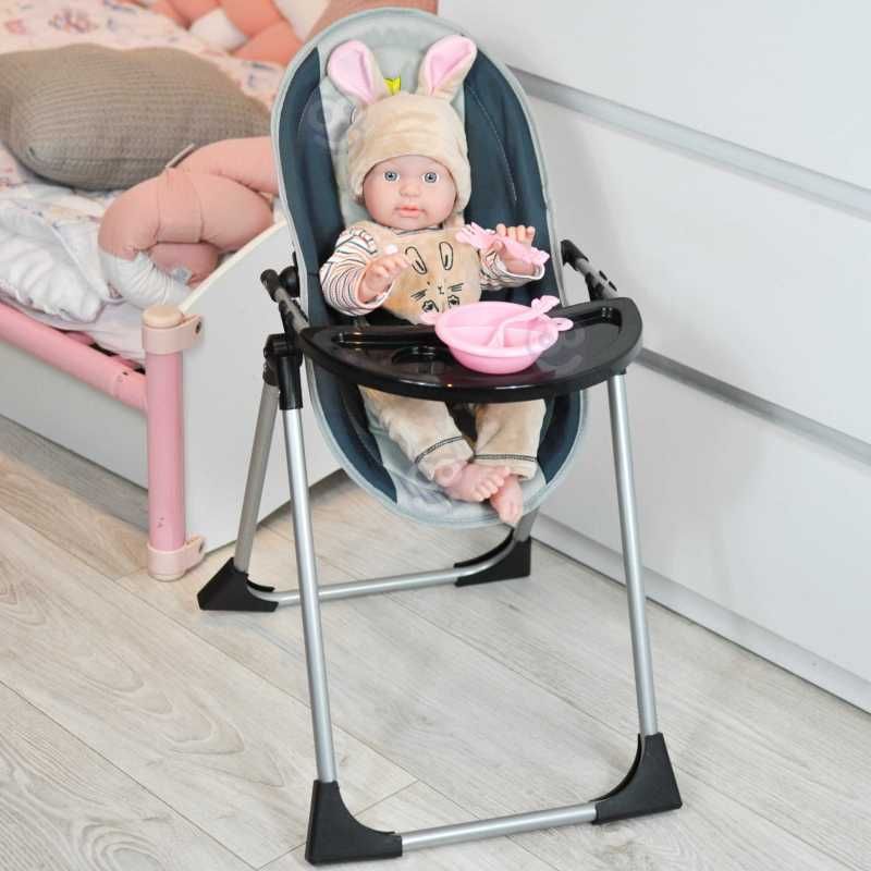 Krzesełko do Karmienia 5w1 Zestaw Huśtawka Nosidełko