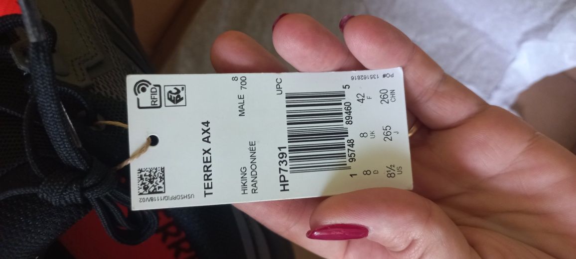 Кросівки чоловічі adidas terrex оригінал р. us 8,5 наш 41 (26 см) крос