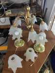 Lampa + 2 kinkiety