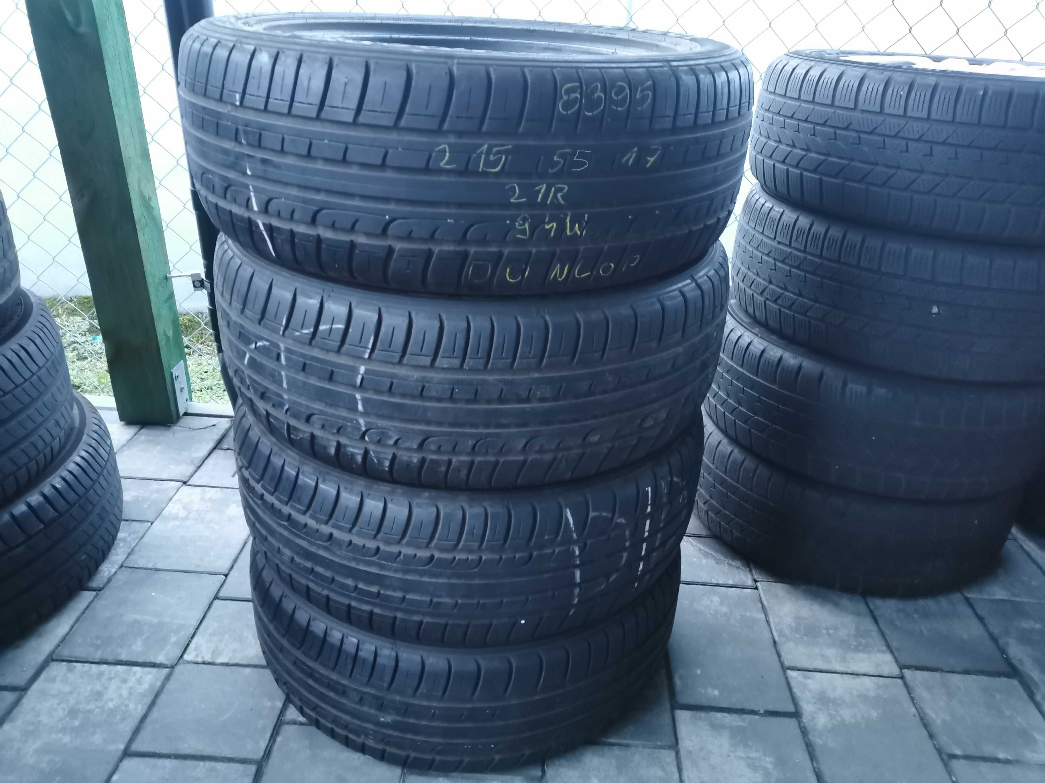 Dunlop Sport FastResponse 215/55r17 94W 2021r Rany 6-7mm N8395