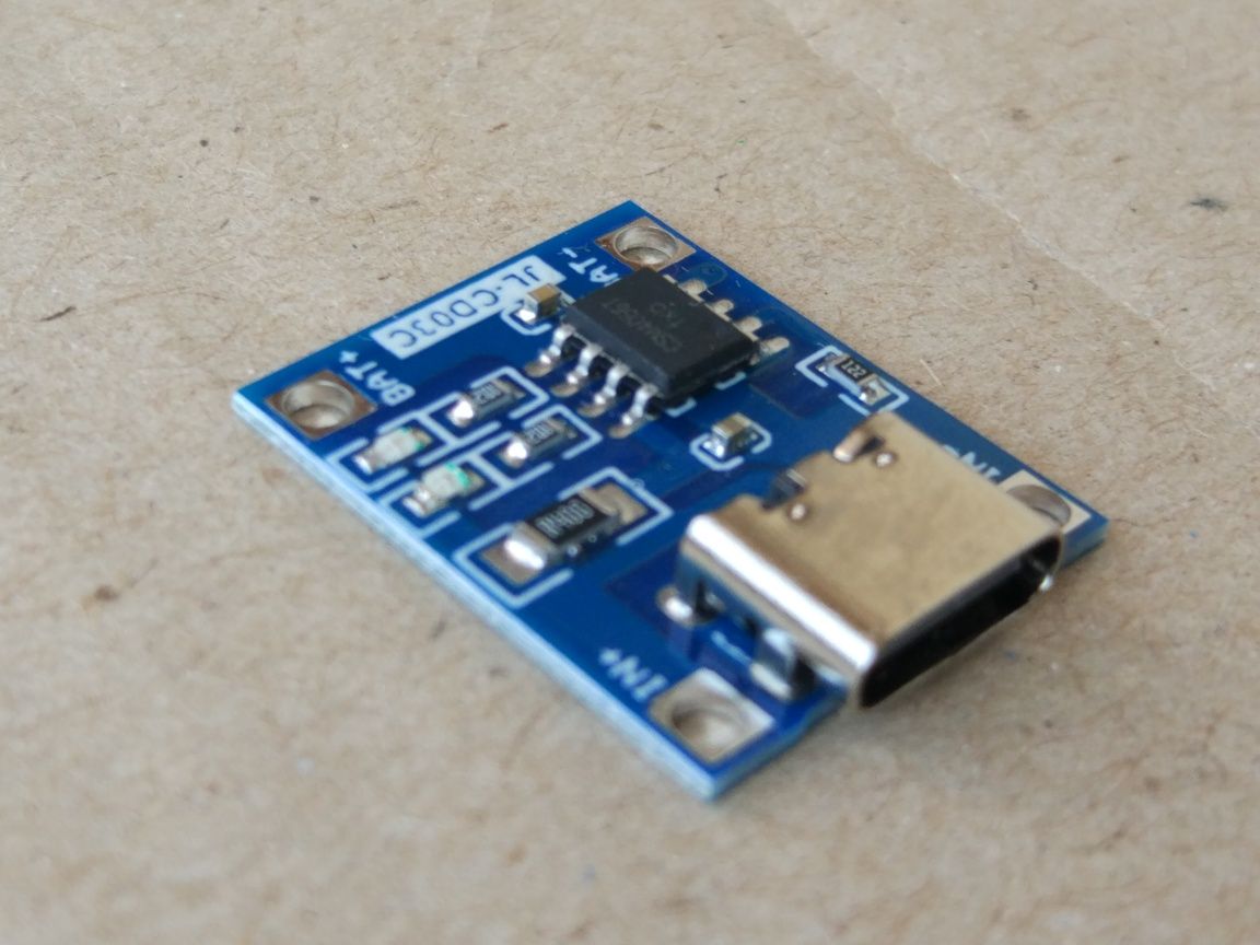 Плата заряда TP4056 USB type C для 18650