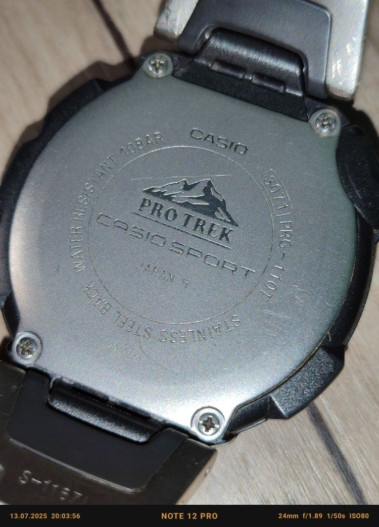 Часи casio prg 110t