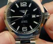 Longines Conquest Automatic 43 mm L888 czarny męski gwarancja